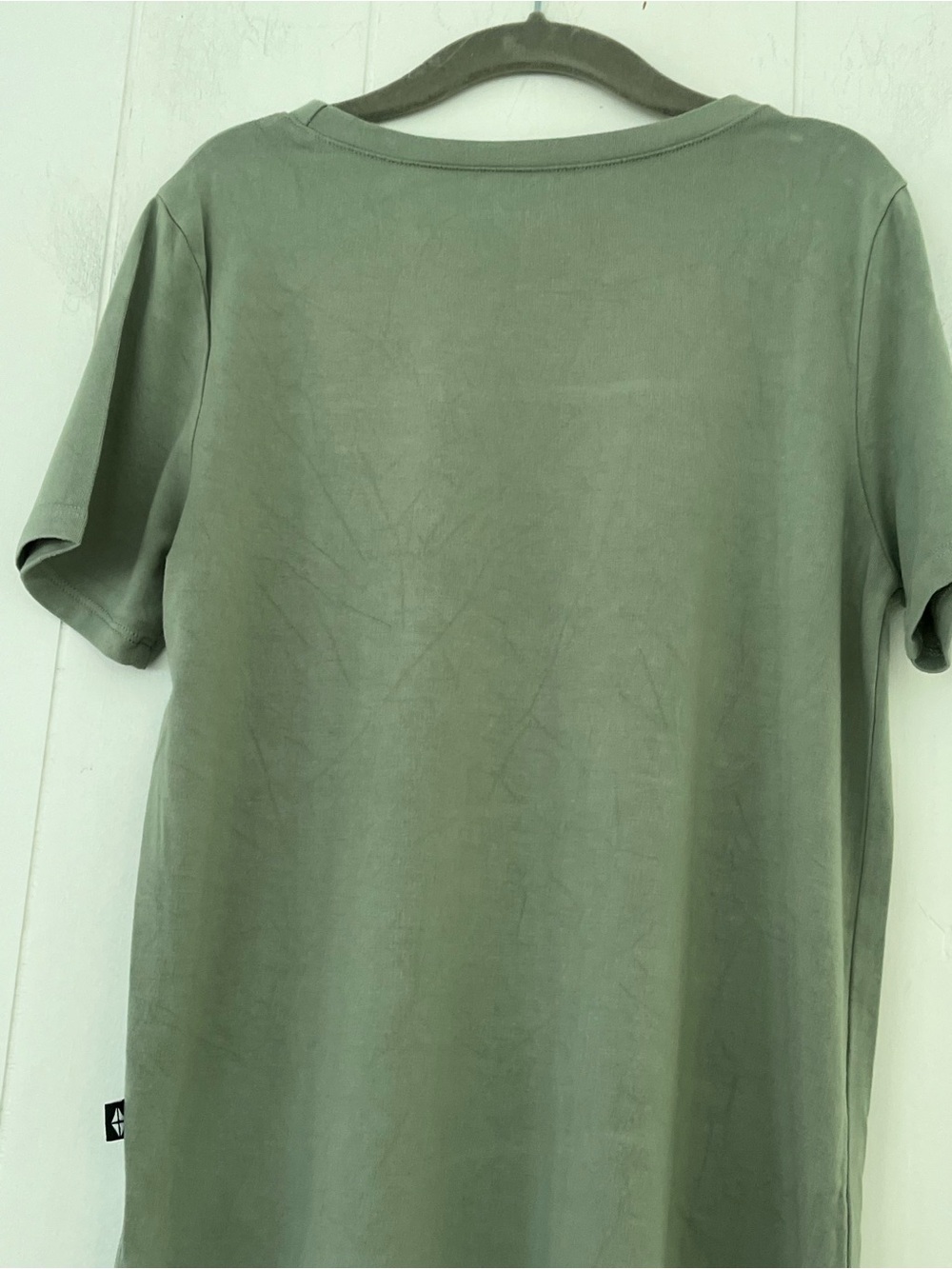 Kyte BABY Retired Thyme Green Short Sleeve Crew Neck Pocket Tee Size 7 - Picture 6 of 12